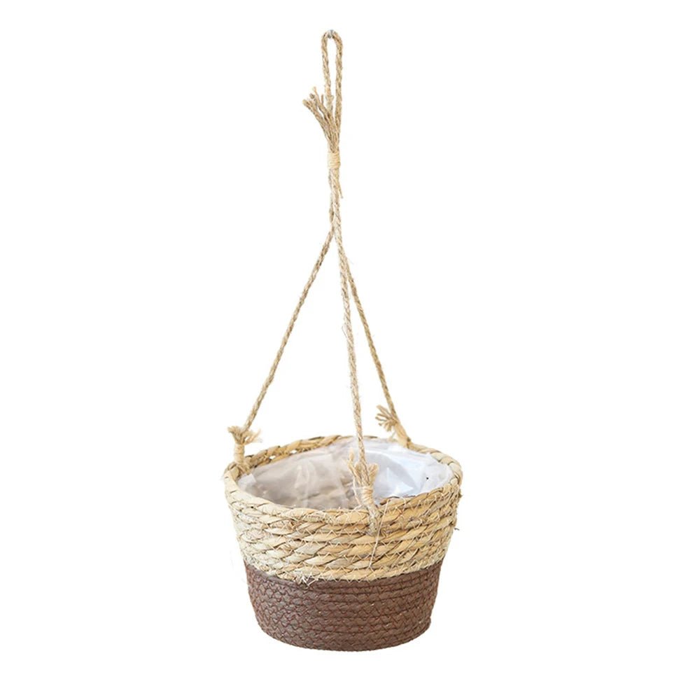 TwineBloom™ – Handgeknoopte Macramé Plantenhanger – Orchidee & Kamerplant Hanger