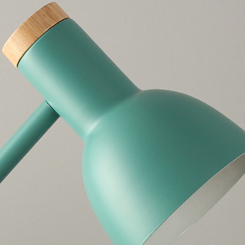 HoutNoor™ – Scandinavische Tafellamp van IJzer en Massief Hout – Moderne Sfeerverlichting