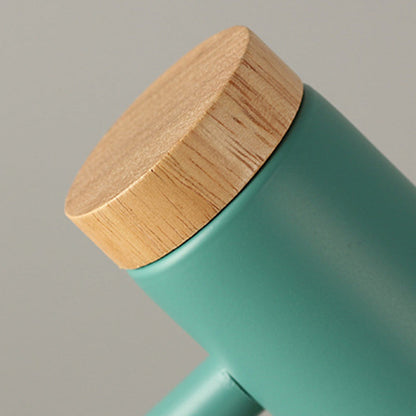 HoutNoor™ – Scandinavische Tafellamp van IJzer en Massief Hout – Moderne Sfeerverlichting