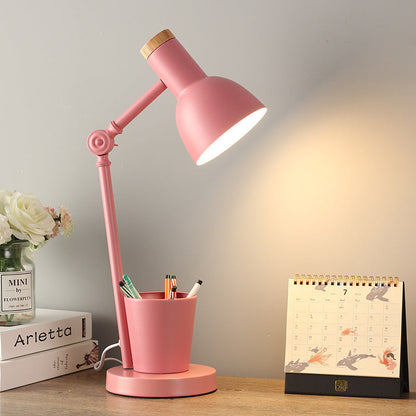 HoutNoor™ – Scandinavische Tafellamp van IJzer en Massief Hout – Moderne Sfeerverlichting