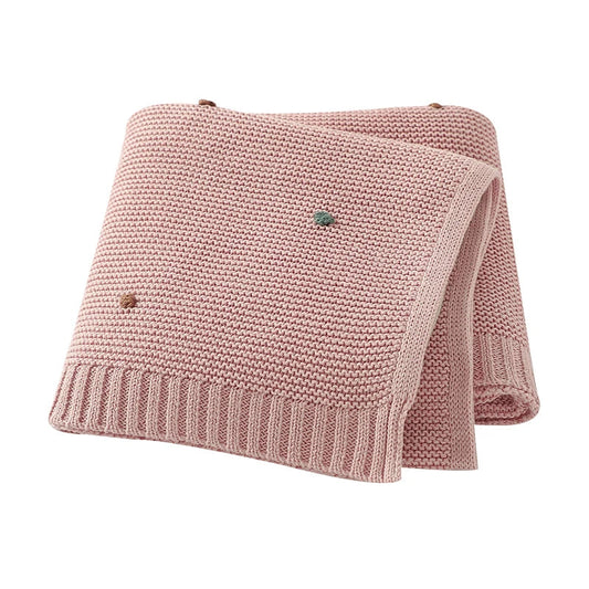 SnugWeave™ – Zachte Katoenen Gebreide Deken – Comfort voor Baby’s