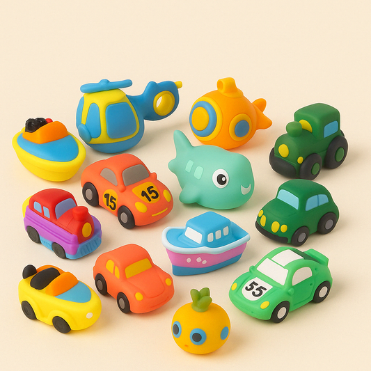 FloatieFriends™ – Zachte Waterspeel Diertjes – Baby Speelgoed voor in Bad