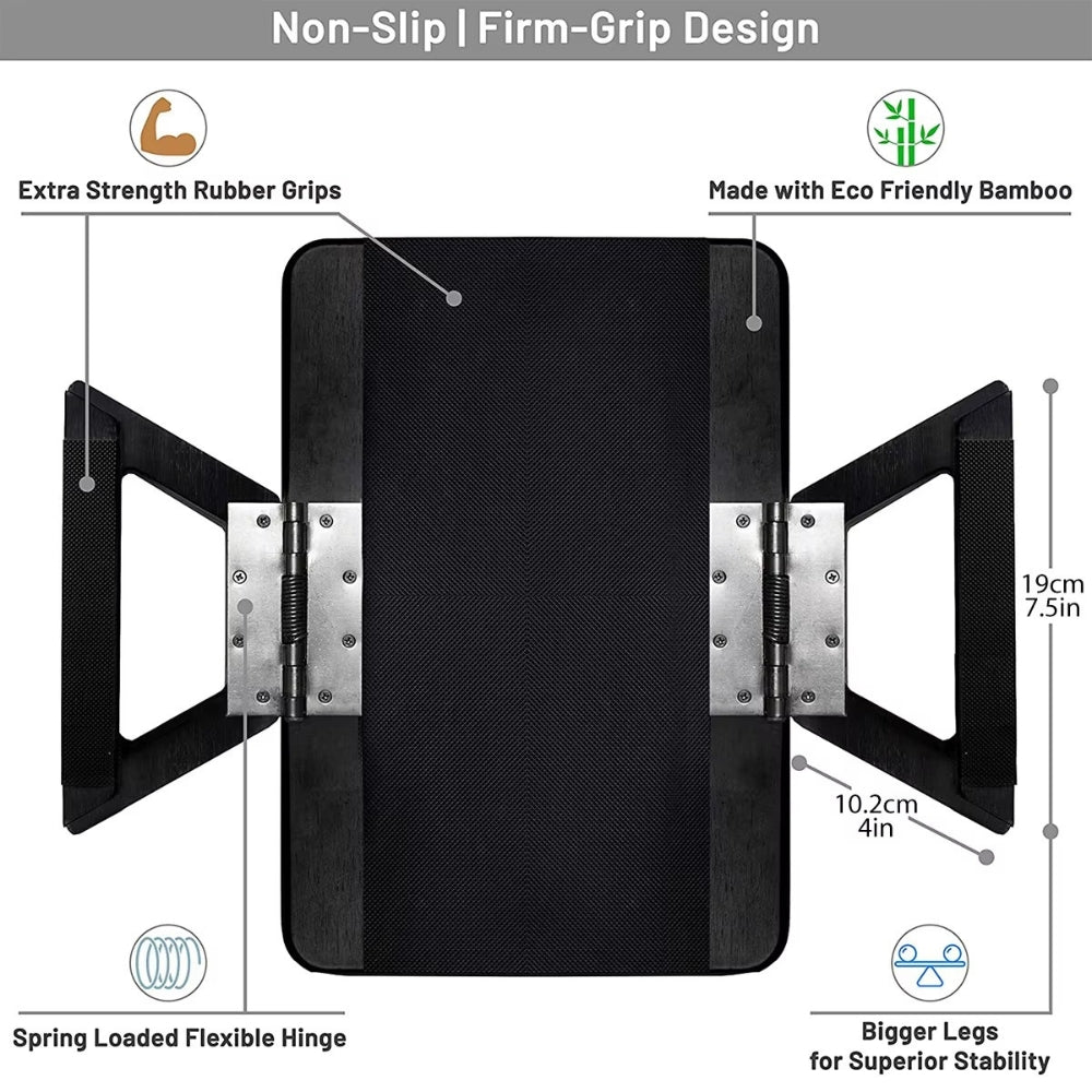 Bamboo Bliss Armtafel - Verstelbaar Bamboe, Ruimtebesparend 8