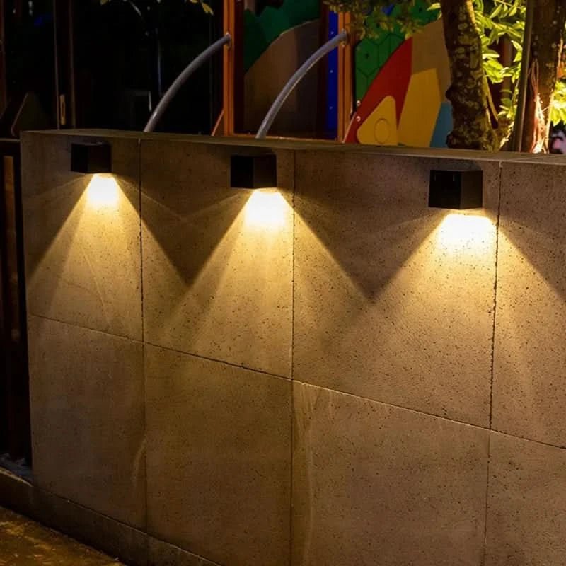 Bamboo Buiten Wandlamp - Solar LED, Weerbestendig Modern Design 1
