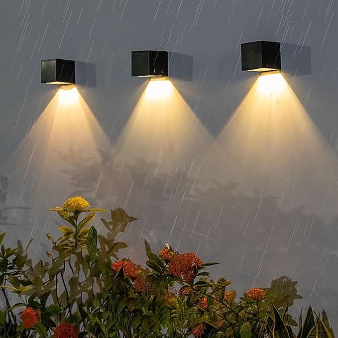 Bamboo Buiten Wandlamp - Solar LED, Weerbestendig Modern Design 2