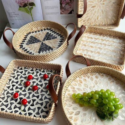 Bastia Rotan Dienblad - Handgemaakt, Duurzaam 3