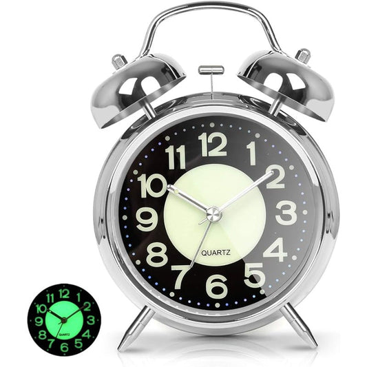 BellBlast Wekker - Analoge Dubbele Bel, Extra Luide Alarm 0