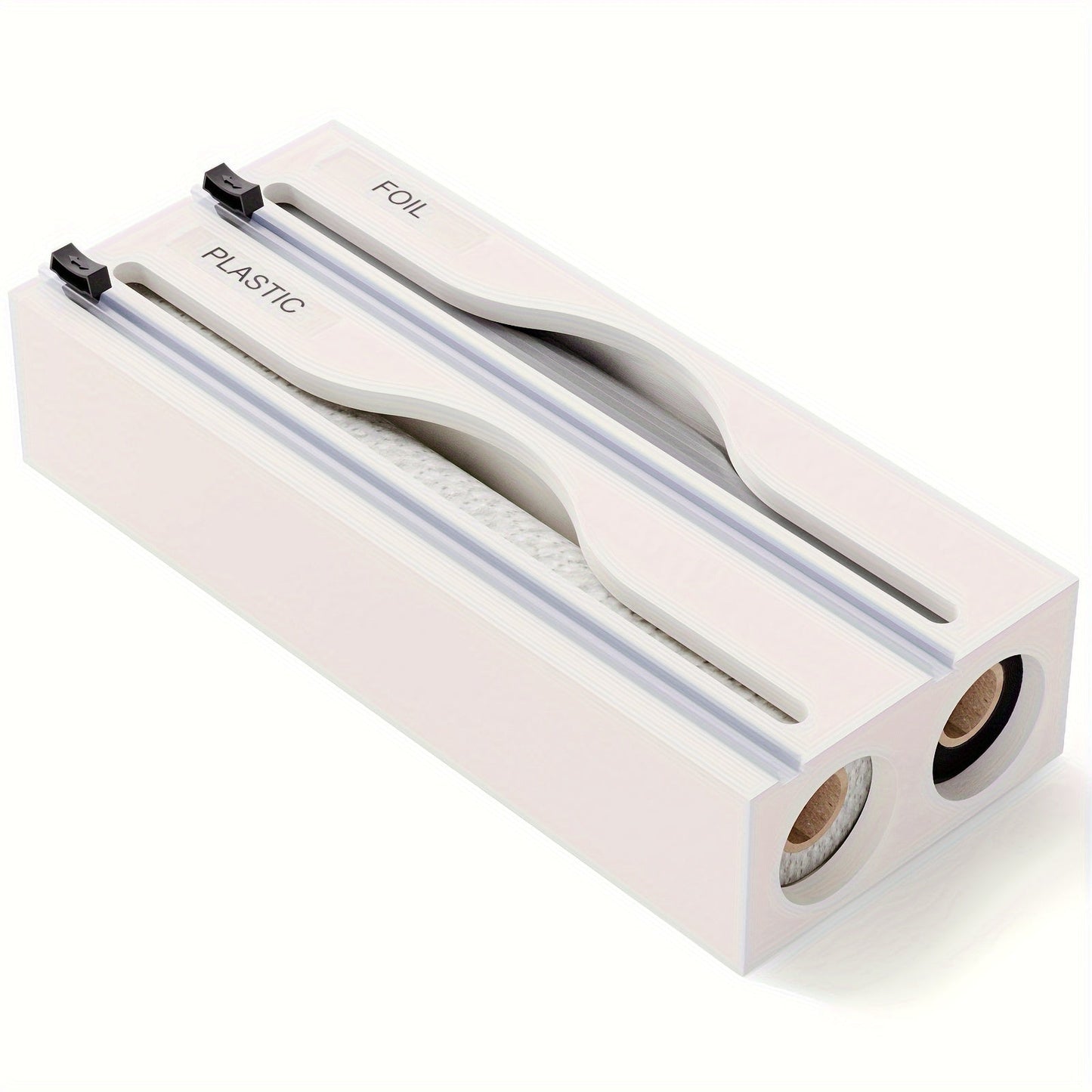 Bento Folie Dispenser - Bamboe 2-in-1 met Snijder 3