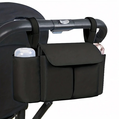 StrollNest™ – Organizer met Fleshouders voor Kinderwagens – Praktische Opbergoplossing