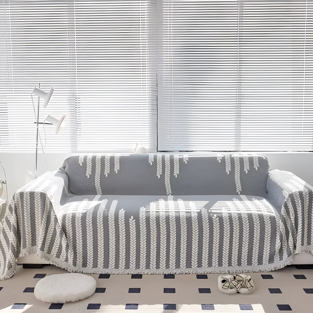 Bladbankhoes - Zachte Microvezel, Chic Ontwerp met Franjes 4