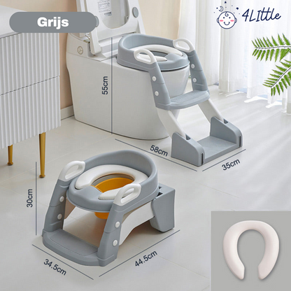4Little - Toiletzitje voor peuters met anti-slip ladder