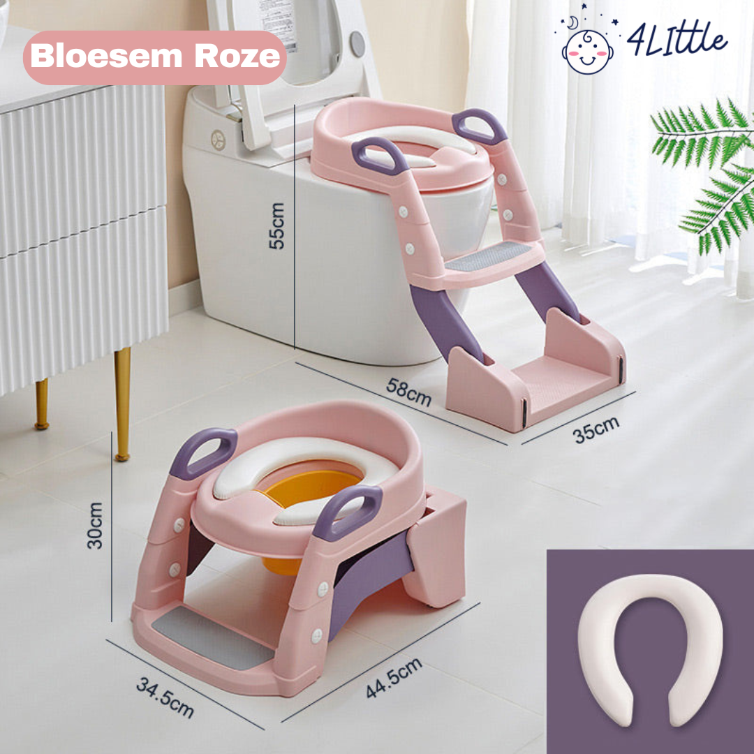 4Little - Toiletzitje voor peuters met anti-slip ladder