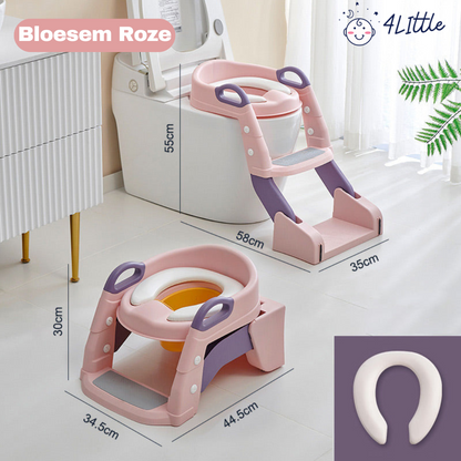4Little - Toiletzitje voor peuters met anti-slip ladder