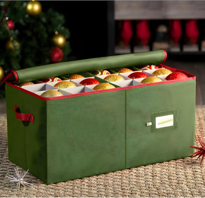 Blitzy Opbergdoos - Stevig Vliesstof, 128 Vakjes voor Kerstdecoraties 2