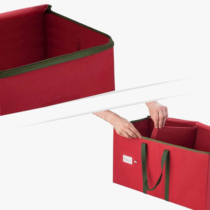 Blitzy Opbergdoos - Stevig Vliesstof, 128 Vakjes voor Kerstdecoraties 4