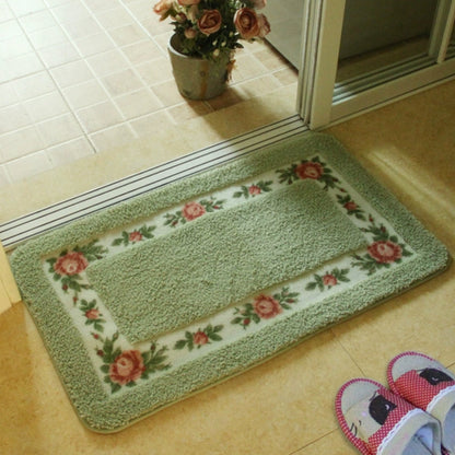 Bloemige Badmat Antislip - Zachte Microvezel, Sneldrogend, 60x40 cm 6