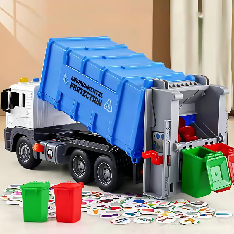 Trash Truck -  Educatief afvalwagen speelgoed voor kinderen