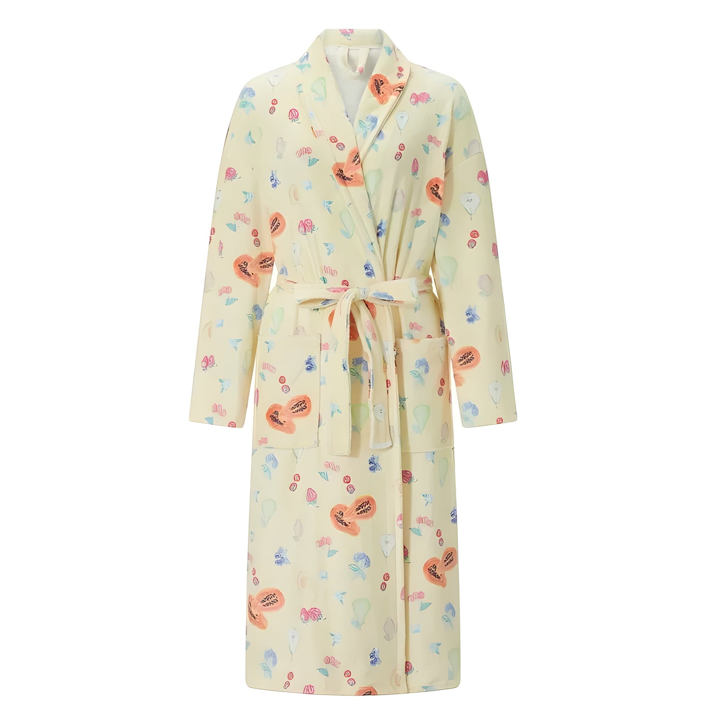 Blythe Badjas Dames - Zachte Fleece met Bloemenprint 5