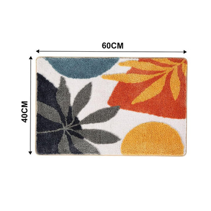 Blythe Badmat - Microvezel, Antislip Bloemenpatroon voor Badkamer en Toilet 10