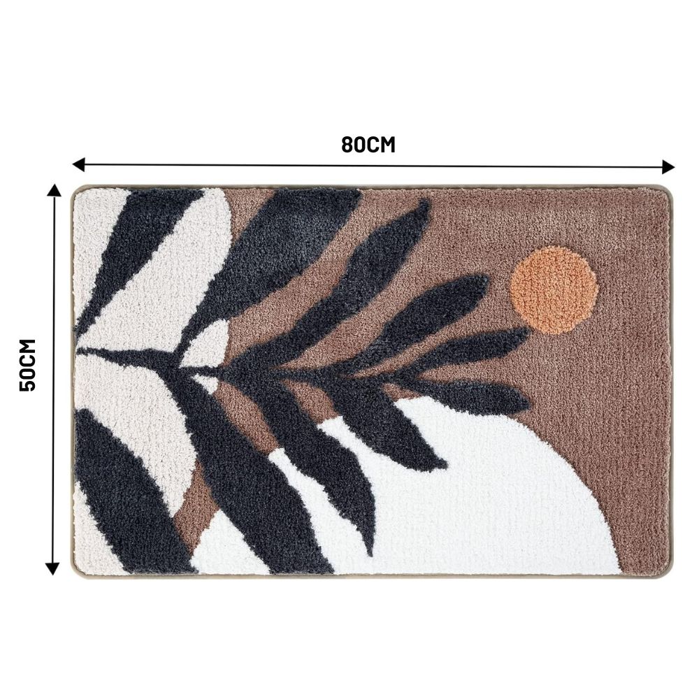 Blythe Badmat - Microvezel, Antislip Bloemenpatroon voor Badkamer en Toilet 14