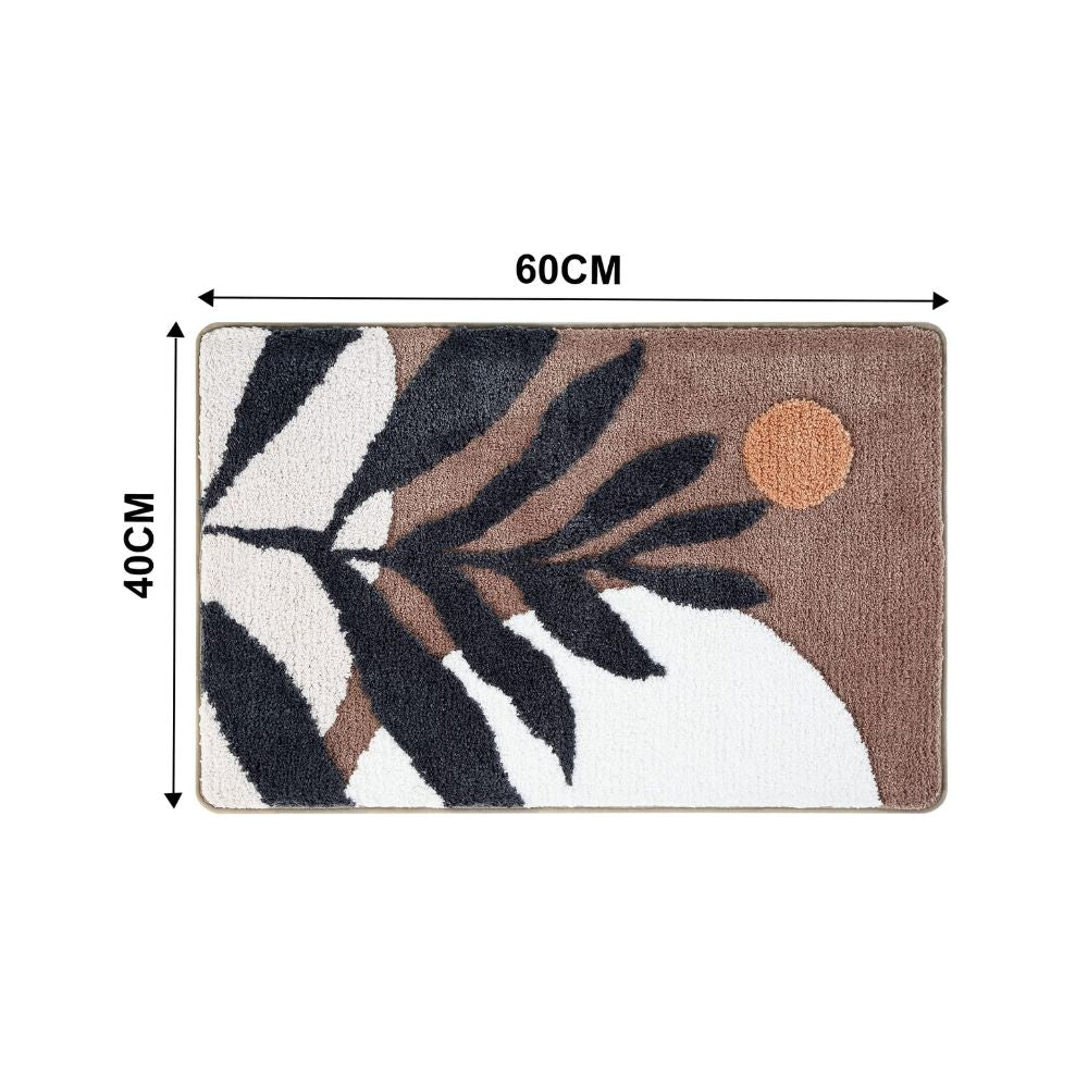 Blythe Badmat - Microvezel, Antislip Bloemenpatroon voor Badkamer en Toilet 8