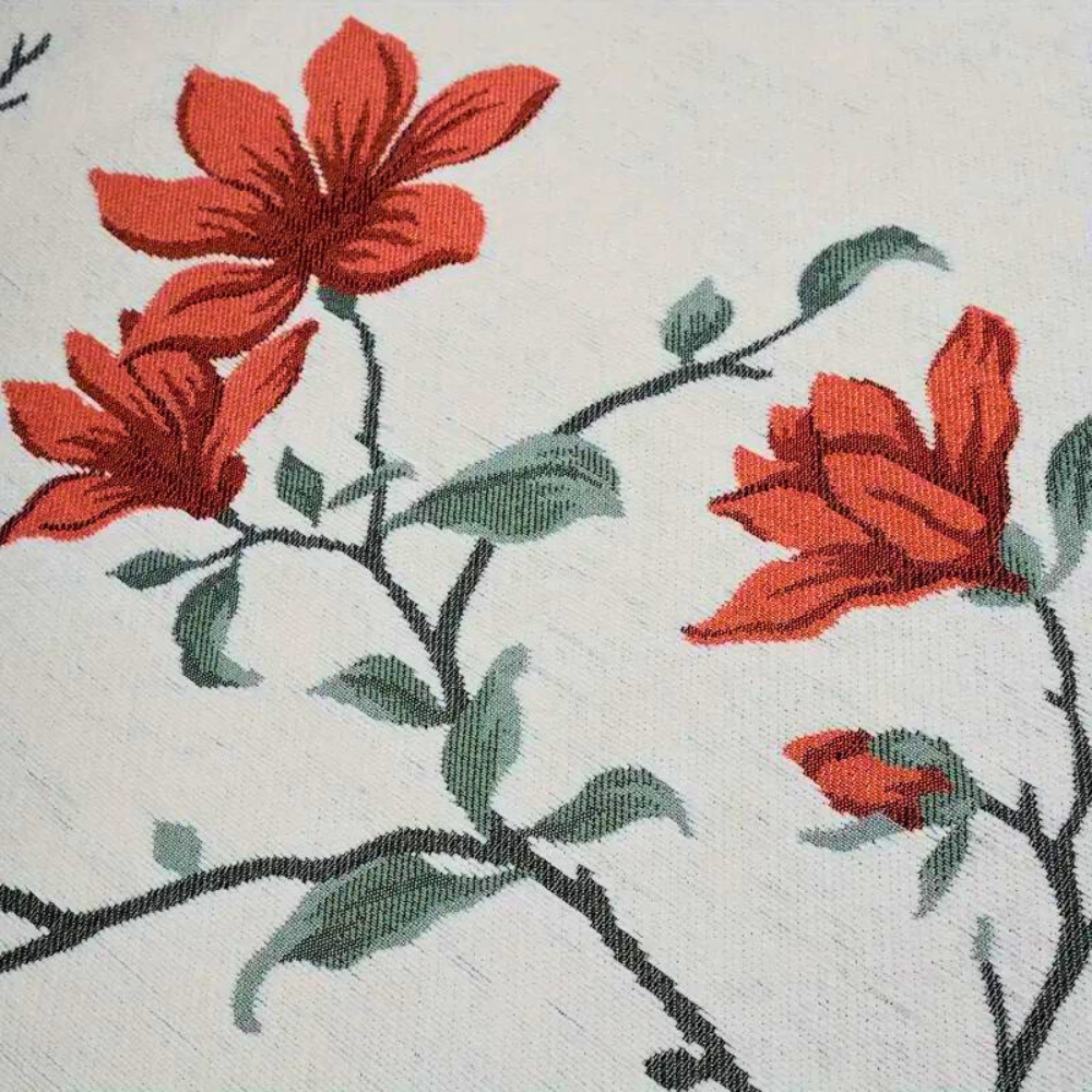 Blythe Bankhoes - Vintage Chenille met Bloemenpatroon voor Hoekbank 7