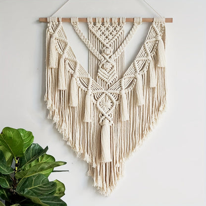 Bohara Macrame Wandhanger - Handgemaakt, Natuurlijke Katoen 2