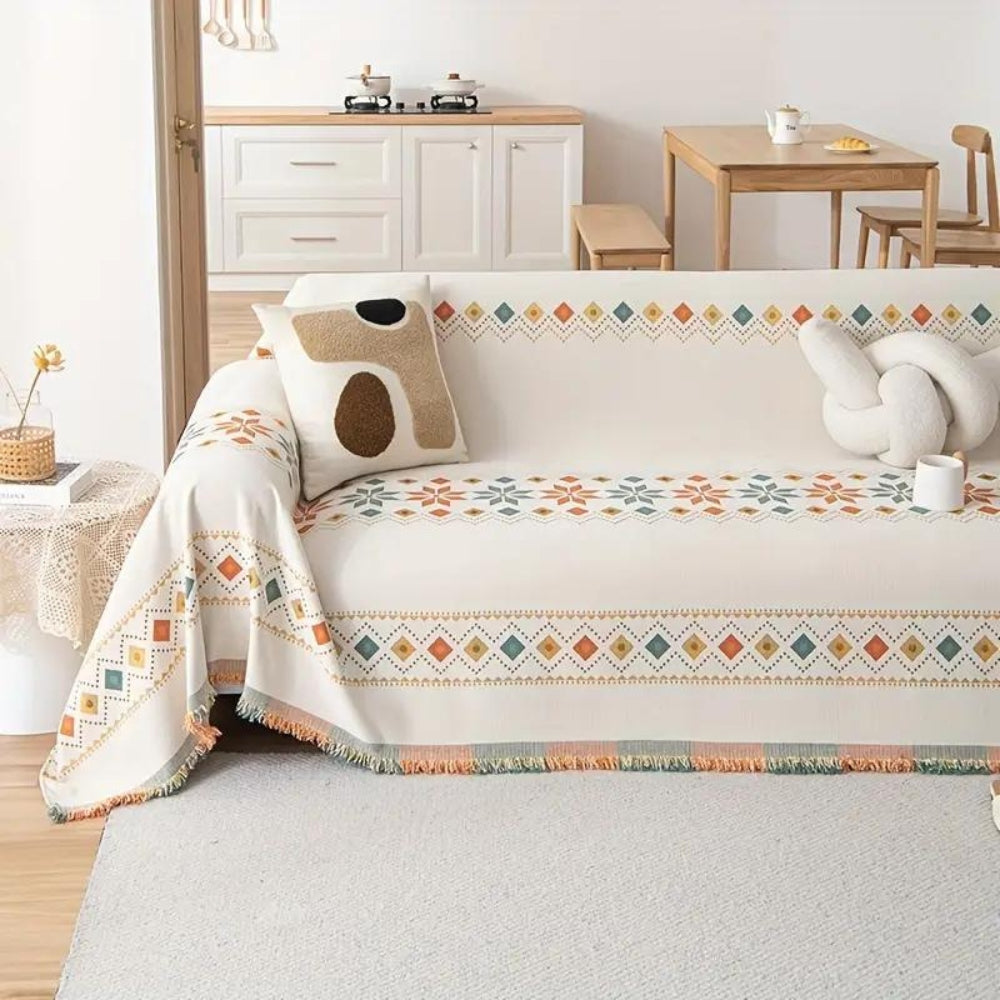 Bola Boho-bankhoes - Duurzaam Microvezel, Antislip Design 4
