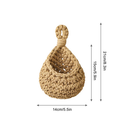 Bora Boho Hangmand - Handgeweven Jute, Duurzaam Design 0