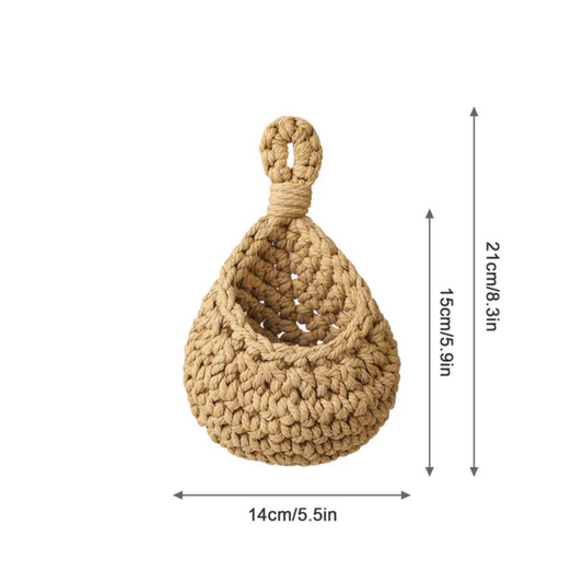 Bora Boho Hangmand - Handgeweven Jute, Duurzaam Design 0