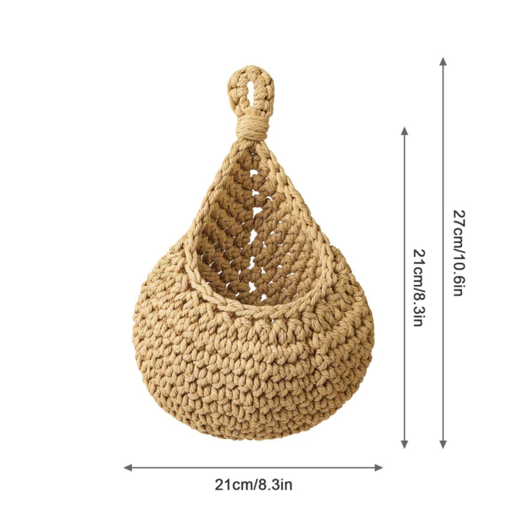 Bora Boho Hangmand - Handgeweven Jute, Duurzaam Design 11