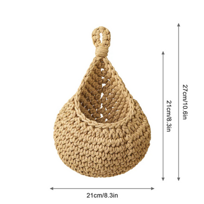 Bora Boho Hangmand - Handgeweven Jute, Duurzaam Design 11