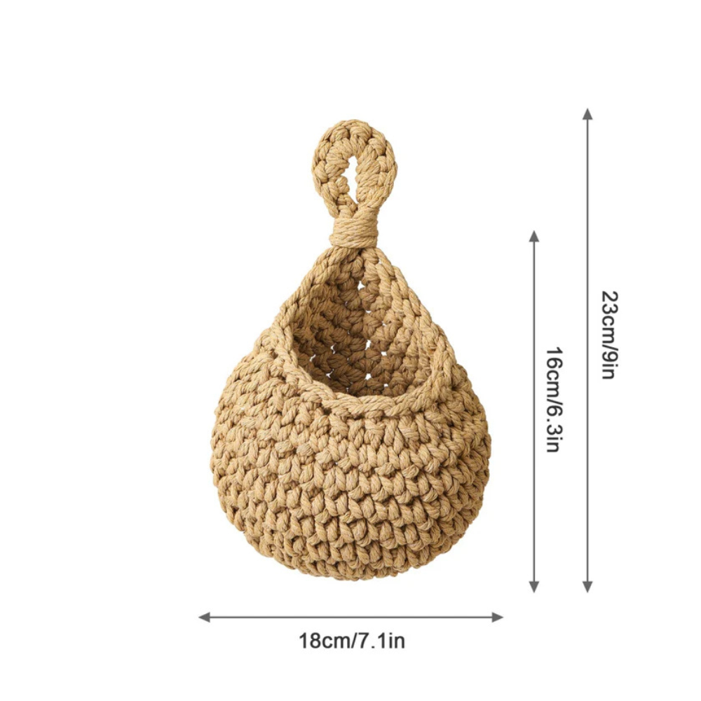 Bora Boho Hangmand - Handgeweven Jute, Duurzaam Design 7