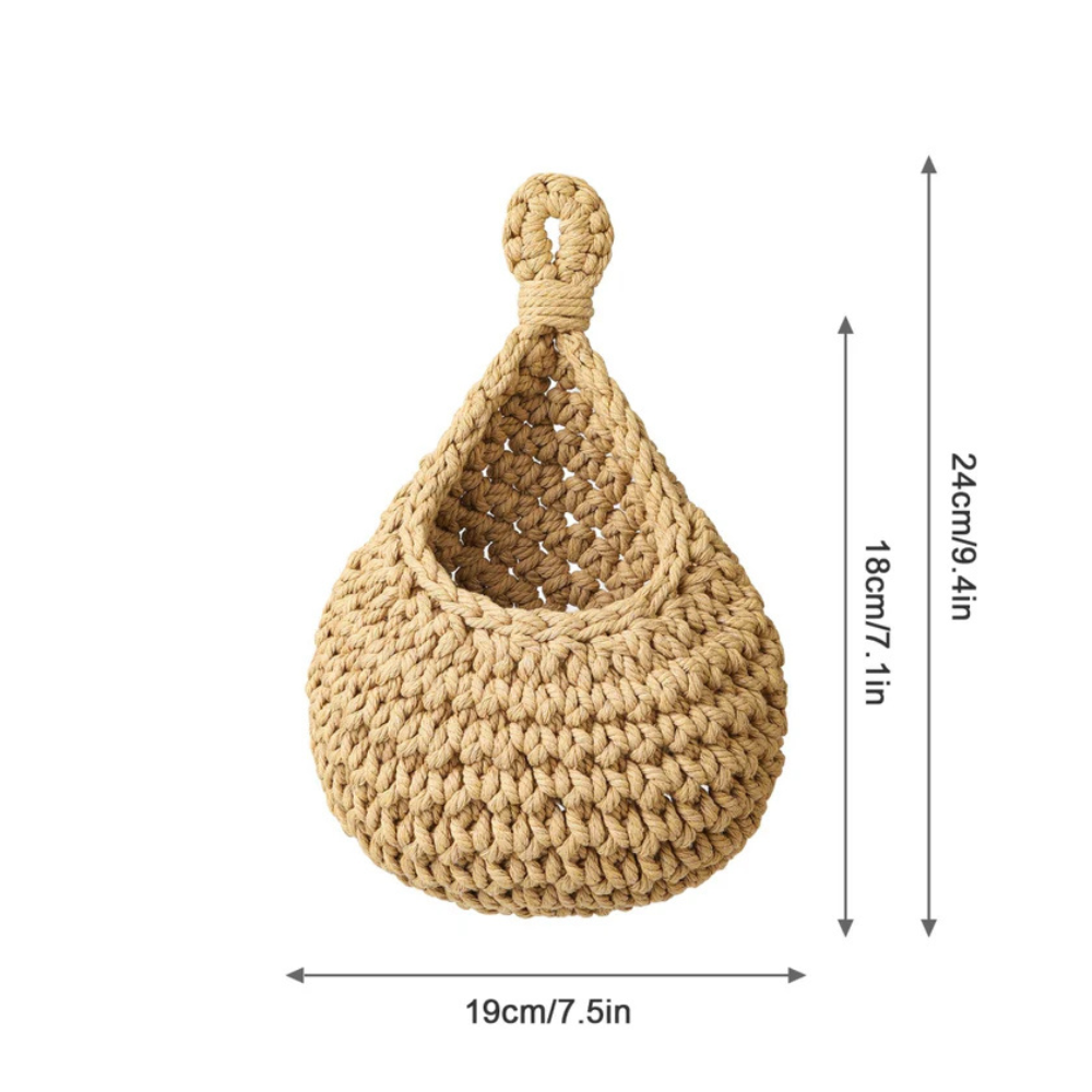 Bora Boho Hangmand - Handgeweven Jute, Duurzaam Design 8