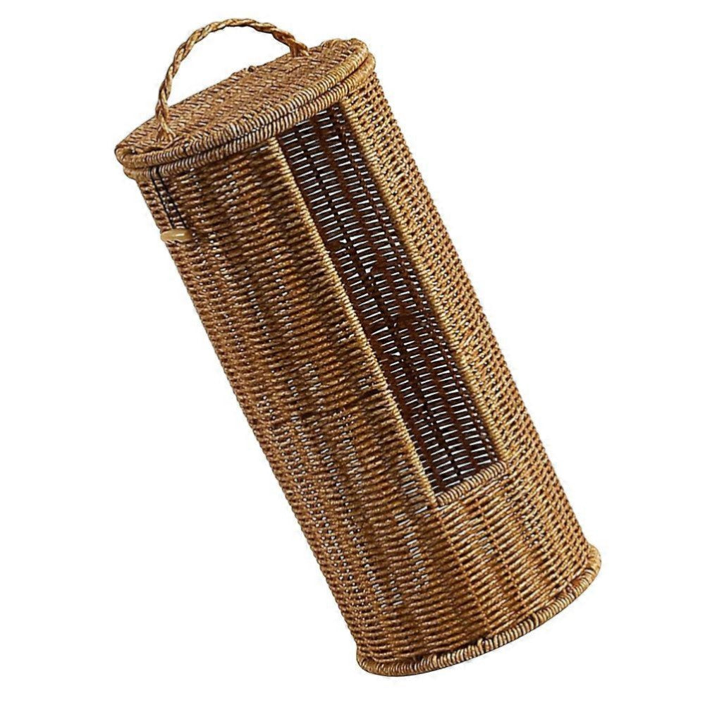 RopeNestRoll™ – Gevlochten Toiletrolhouder Vrijstaand – Rustieke Badkamer Organizer