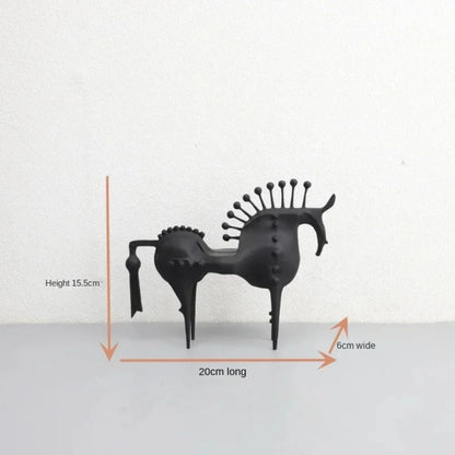 Bram Metal Sculpture - Hoogwaardig Metaal, Abstract Paard 0
