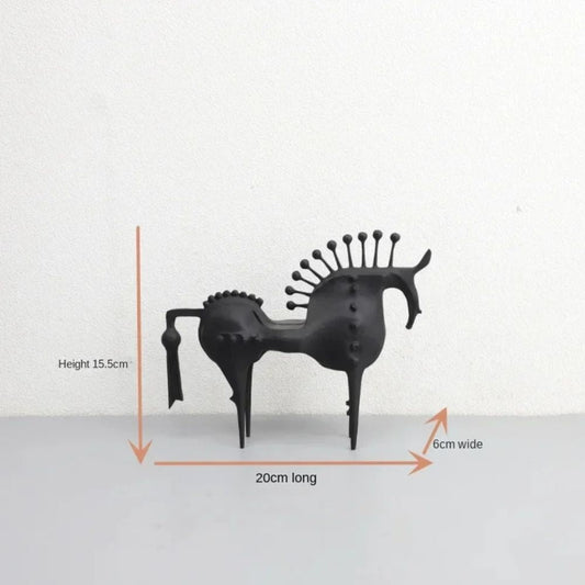 Bram Metal Sculpture - Hoogwaardig Metaal, Abstract Paard 0
