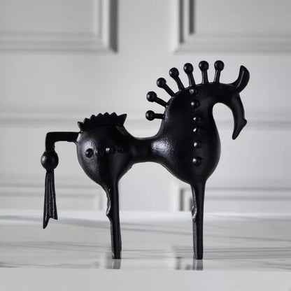 Bram Metal Sculpture - Hoogwaardig Metaal, Abstract Paard 2