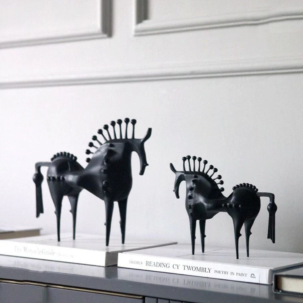 Bram Metal Sculpture - Hoogwaardig Metaal, Abstract Paard 7