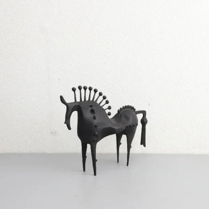 Bram Metal Sculpture - Hoogwaardig Metaal, Abstract Paard 8