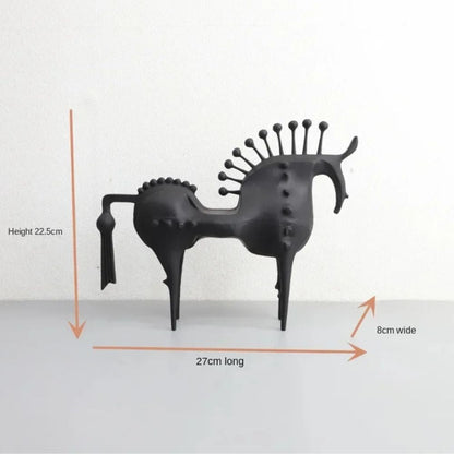 Bram Metal Sculpture - Hoogwaardig Metaal, Abstract Paard 9