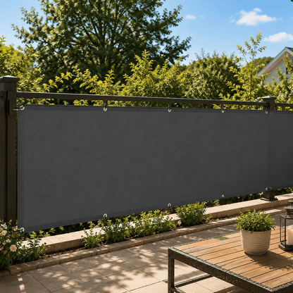 BreezeGuard Privacy Scherm - Weerbestendig Polyester voor Balkon en Terras 4