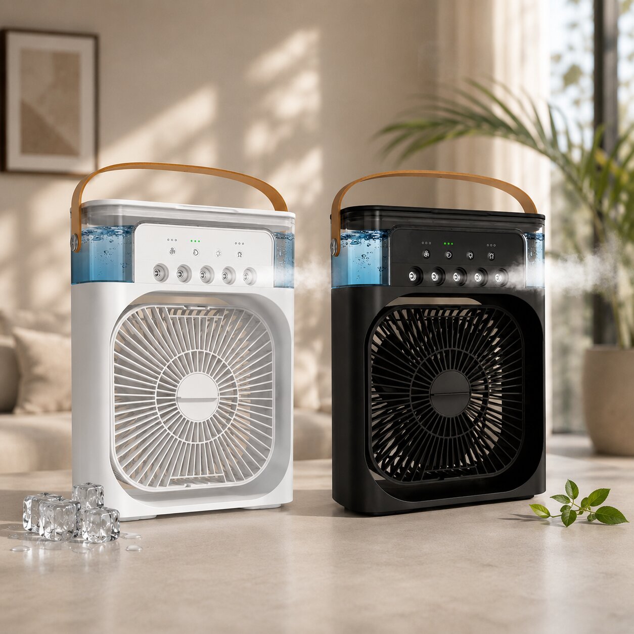 Breeze Luchtkoeler - Compact 2-in-1 USB Ventilator en Bevochtiger 1