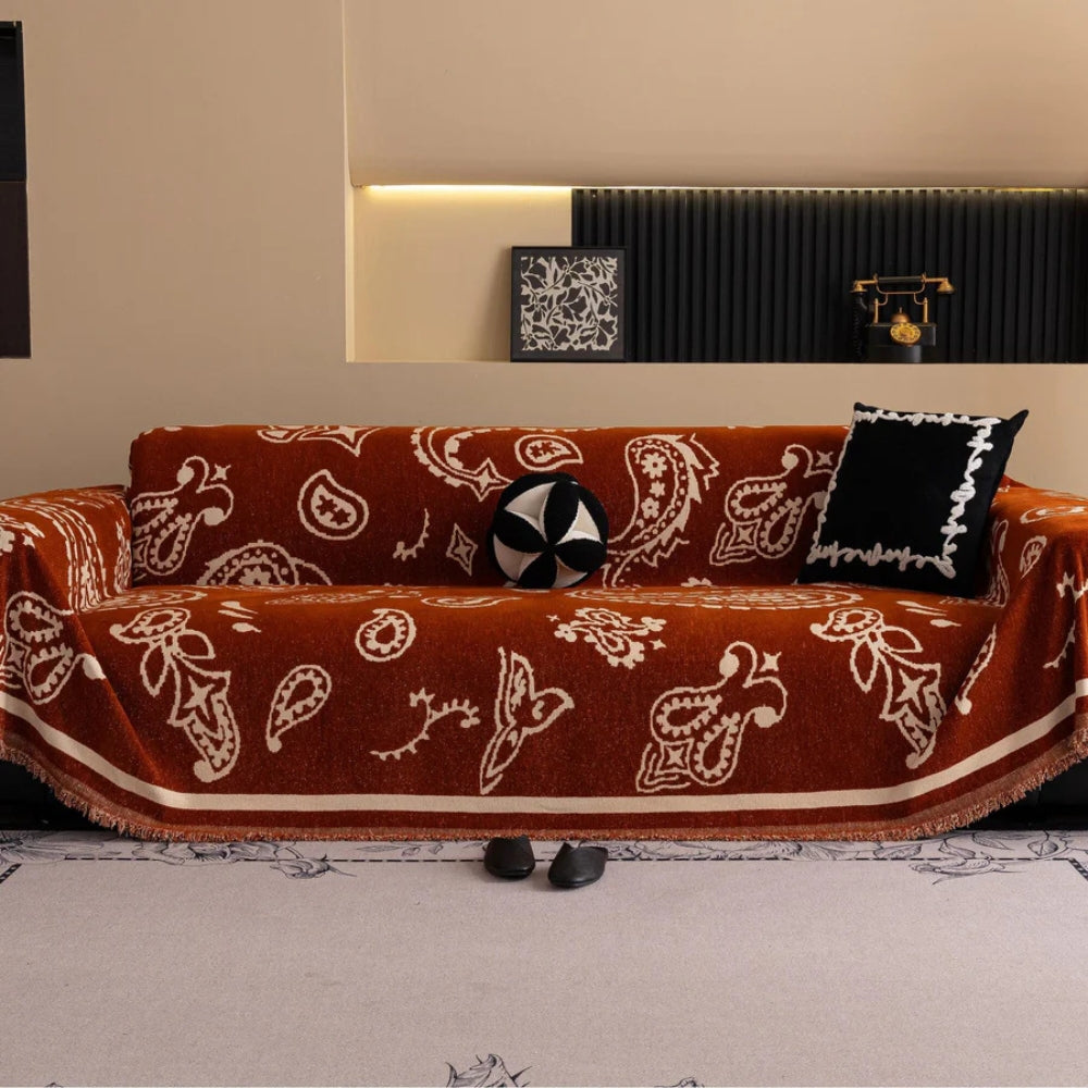 Breezy Bankhoes - Zacht Chenille, Bohemian Stijl 8