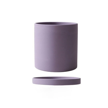TerraNest™ – Tijdloze Keramische Bloempot met Schotel – Elegante Plantenpot Voor Binnen