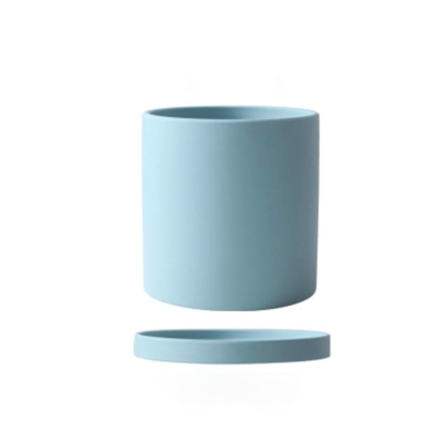 TerraNest™ – Tijdloze Keramische Bloempot met Schotel – Elegante Plantenpot Voor Binnen