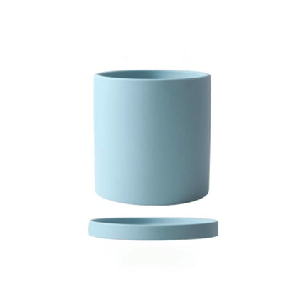 TerraNest™ – Tijdloze Keramische Bloempot met Schotel – Elegante Plantenpot Voor Binnen