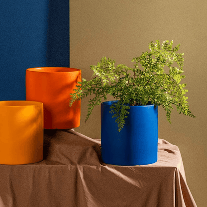 TerraNest™ – Tijdloze Keramische Bloempot met Schotel – Elegante Plantenpot Voor Binnen