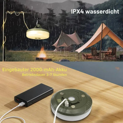Caleo Campinglamp - 4-in-1 LED met RGB Lichtketting en Powerbank 2