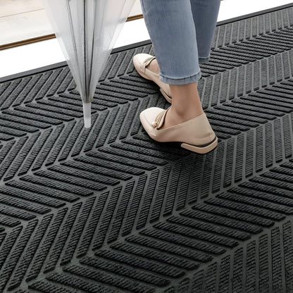 Caleo Deurmat - Antislip, Duurzaam Chevron Design 1